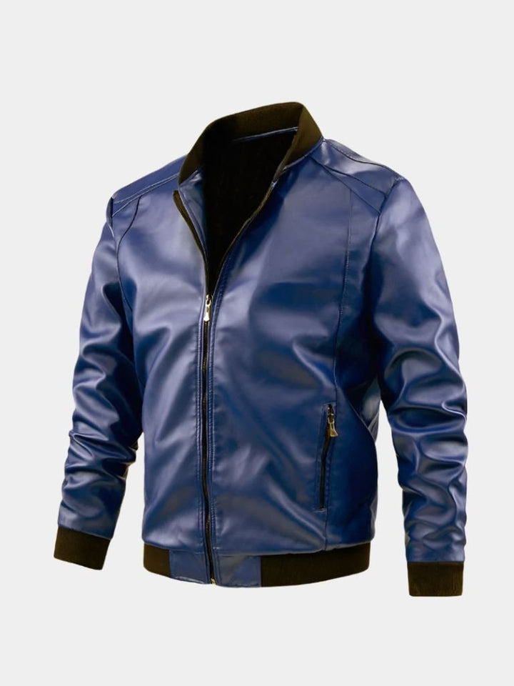 Essentielle Lederjacke