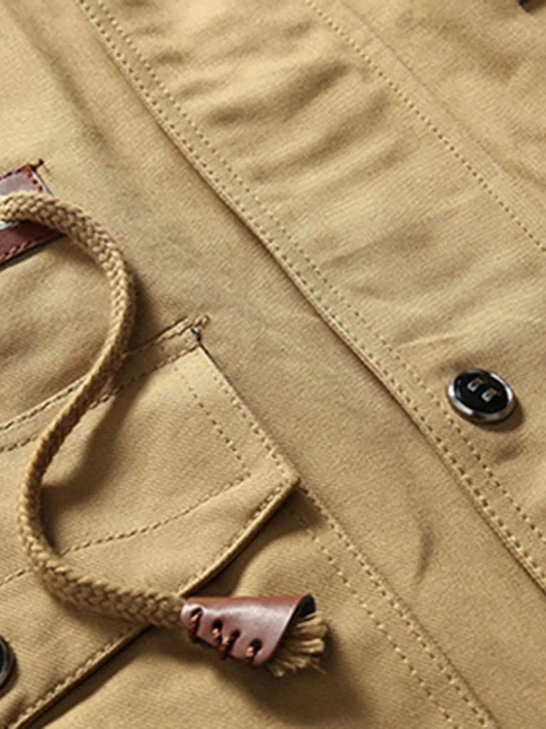 Fleece-Bomberjacke mit Kapuze