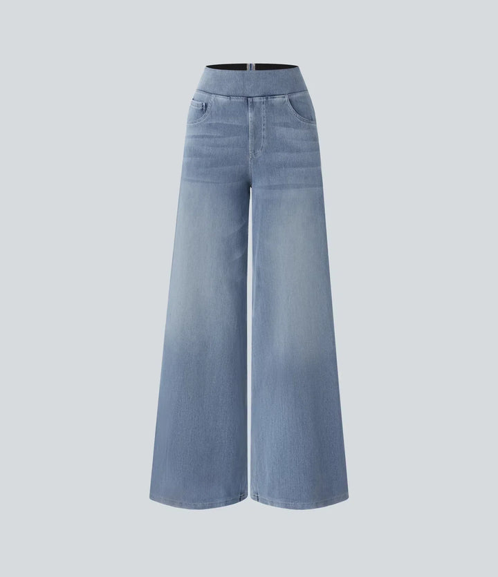 Evie | Bequeme Elastische Hose mit Hohem Bund