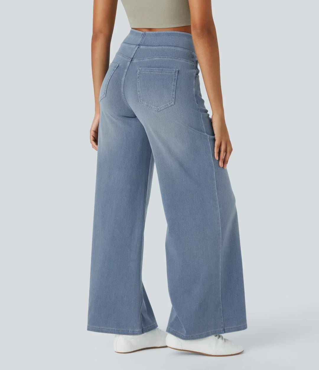 Evie | Bequeme Elastische Hose mit Hohem Bund
