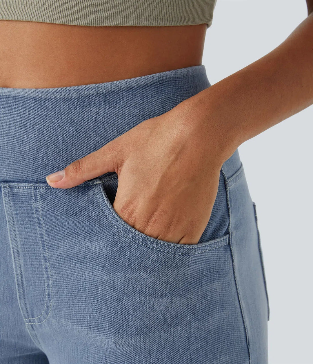 Evie | Bequeme Elastische Hose mit Hohem Bund