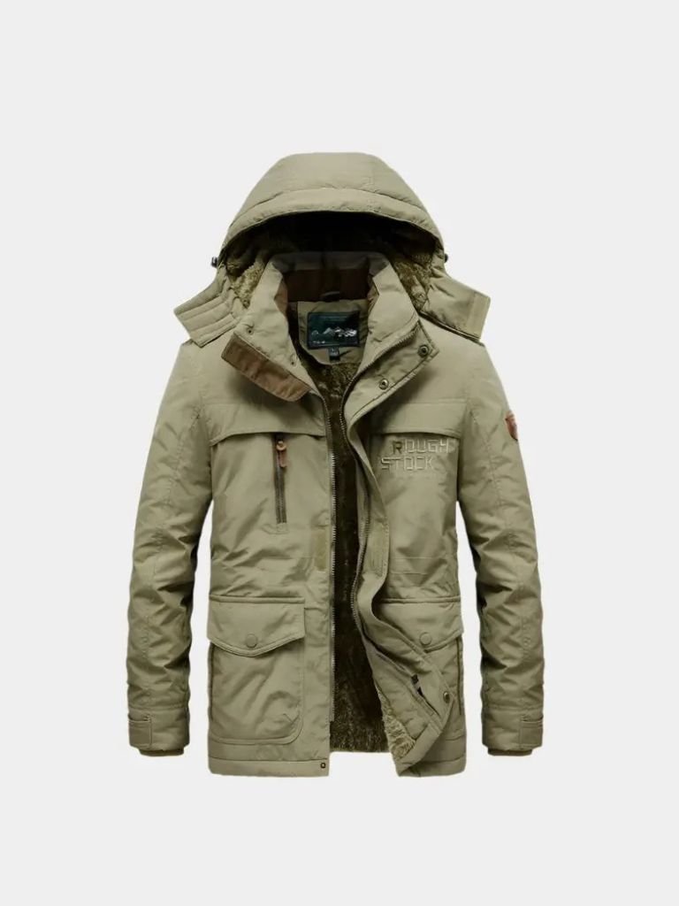 Militärjacke mit Kapuze