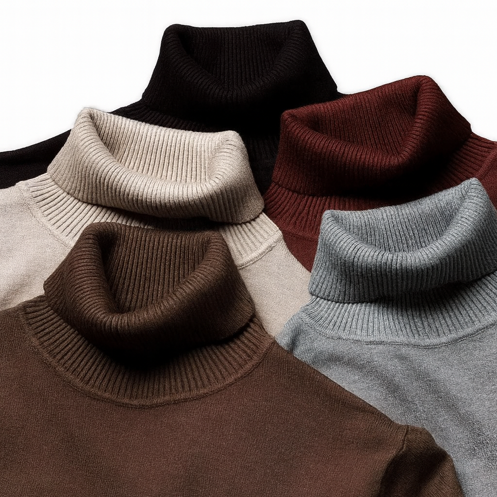 HERZ STIL | Klassischer Rollkragenpullover