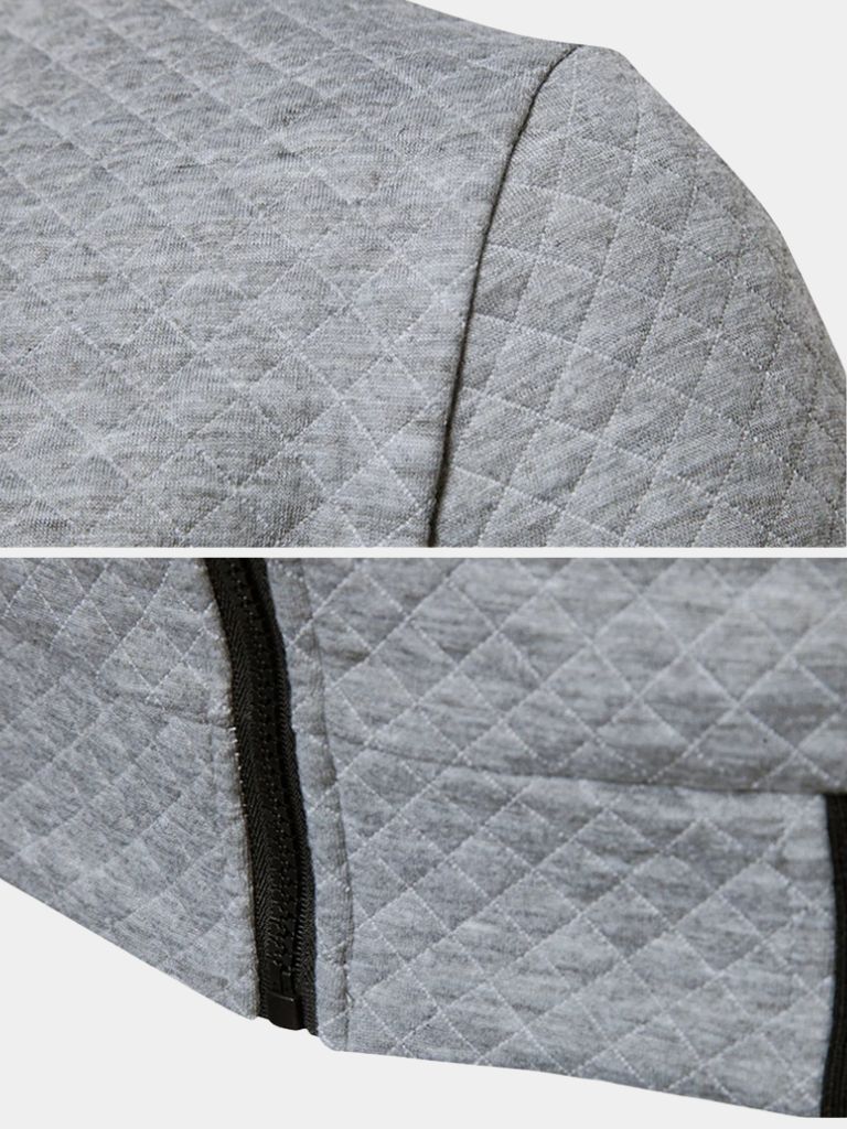 Strukturierte Casual Bomberjacke
