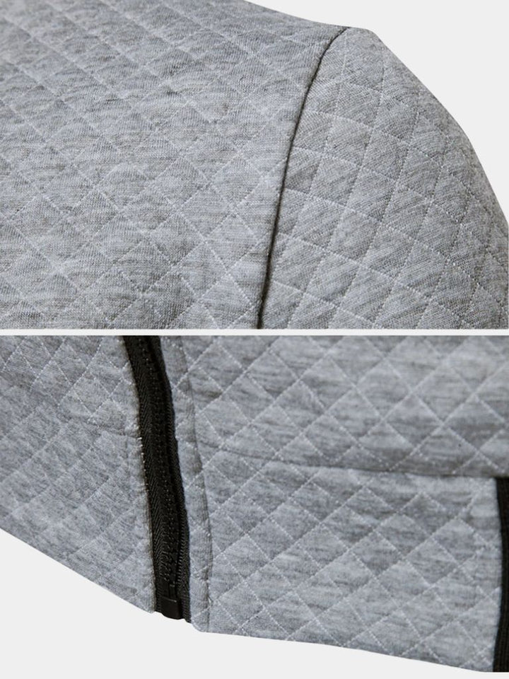 Strukturierte Casual Bomberjacke