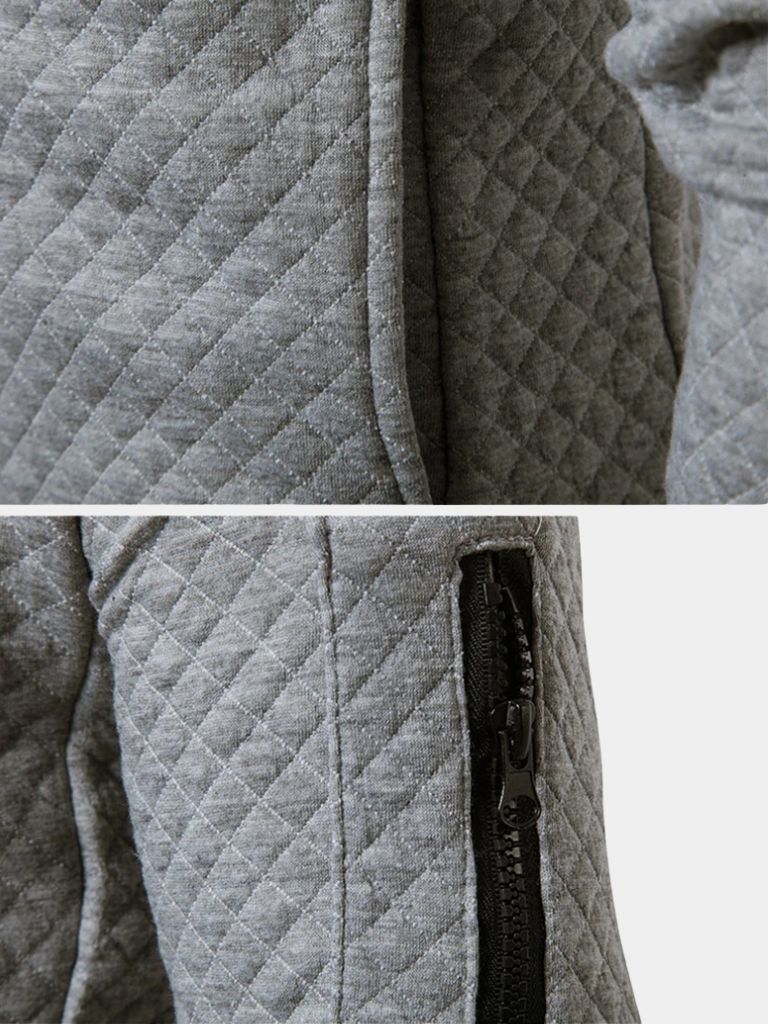 Strukturierte Casual Bomberjacke