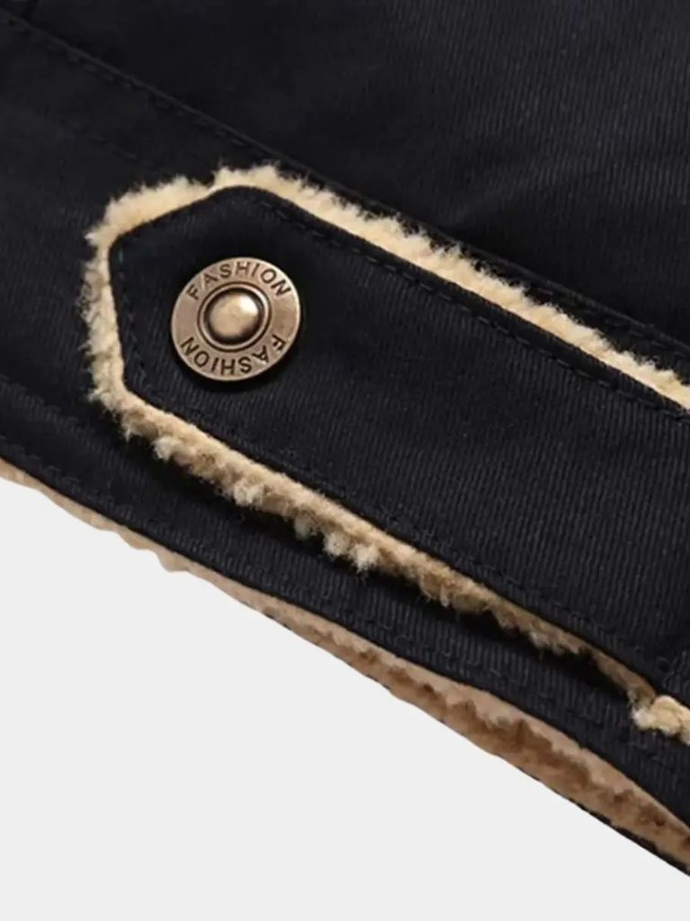 Vintage Fleece Bomberjacke