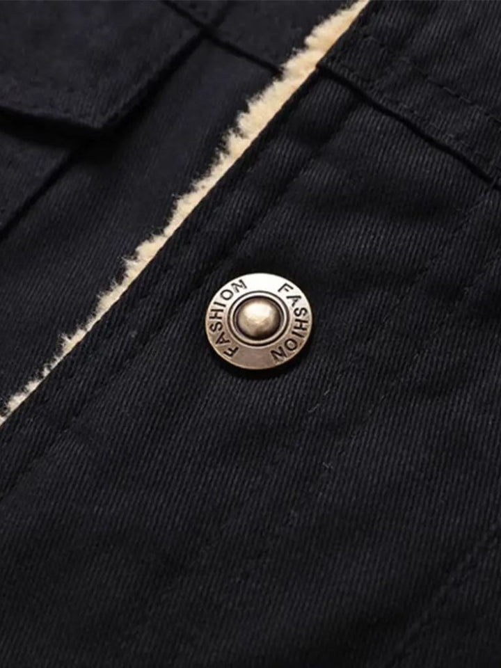Vintage Fleece Bomberjacke