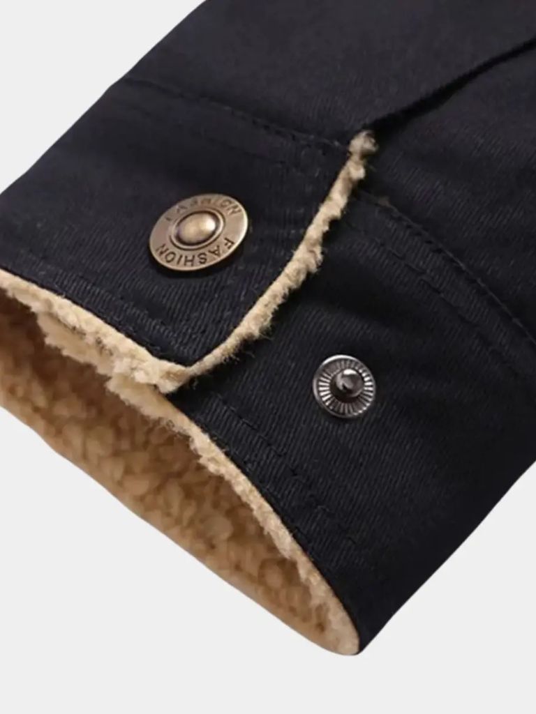 Vintage Fleece Bomberjacke
