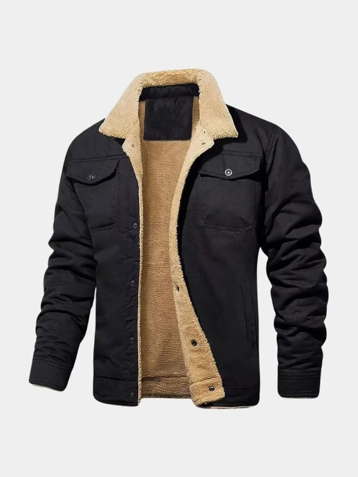 Vintage Fleece Bomberjacke
